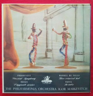 Markevitch Prokofieff,  Dukas,  De Falla,  Ravel Nm Classical Lp Angel 35008