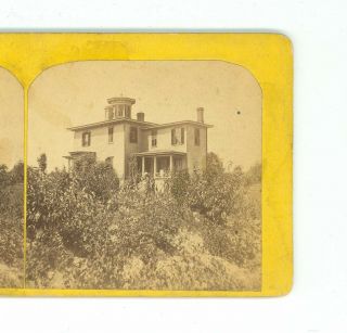 B6133 Unidentified Large Residence With Widow’s Walk On Top D