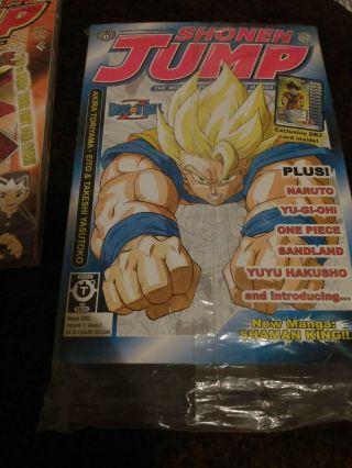 Shonen Jump Vol.  1 3 With Goku The Mighty Card Inside.
