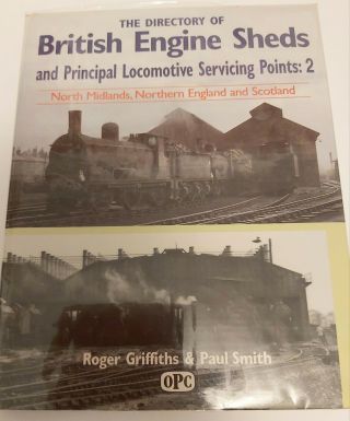 British Engine Sheds Trains Transport Old Locomotive Servicing Map Hardback Book
