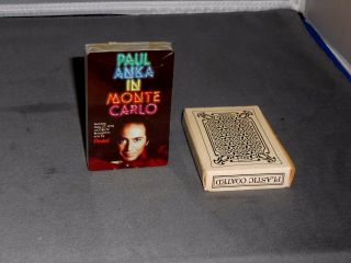 9 Vintage Paul Anka In Monte Carlo CBS Decks Of Promo Playing Cards, 2