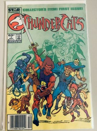 1985 Marvel Comics Thundercats 1 First Appearance