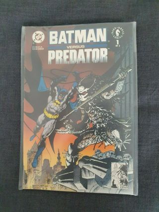 Dc Comics - Batman Versus Predator Comics 1 - 3 Complete Series