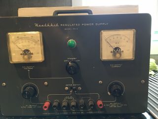 Vintage Heathkit Model Ps - 4 Regulated Power Supply