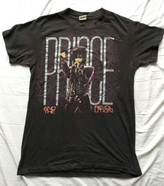 Vintage Prince Purple Rain Revolution World Tour T Shirt 1985 - Size M