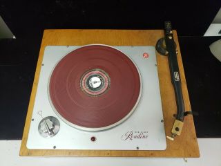 Vintage Rek - O - Kut Rondine B - 12 Turntable