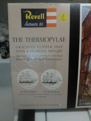 Vintage Revell 1/70 The Thermopylae Clipper ship model kit 2