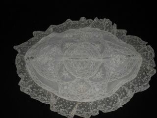 1920 ' S FRENCH NORMANDY LACE PILLOW COVER 2