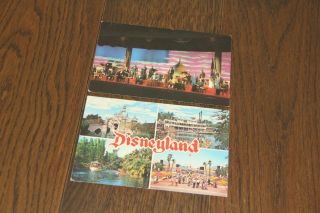 2 Vintage Disneyland & Disney World Postcards Hall Of Presidents