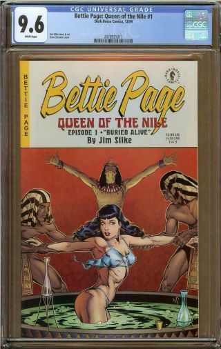 Bettie Page: Queen Of The Nile 1 Cgc 9.  6 Dave Stevens Cover