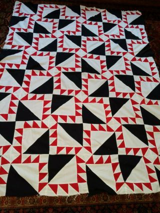 Vintage Flying Geese Quilt Top