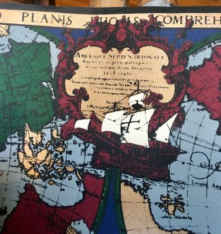 Old World Map Wallpaper Border 15 