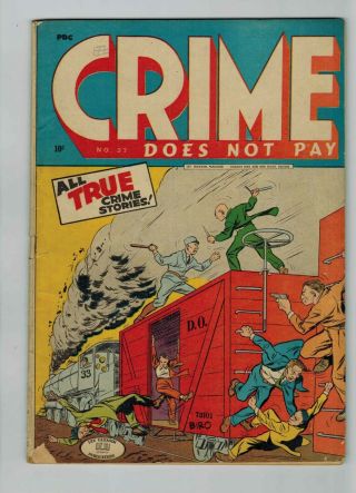 Crime Does Not Pay 37 (lev Gleason 1942) Precode Crime Dick Briefer Story/art