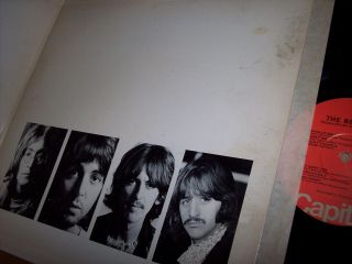 VG The Beatles White 2 LP Albums 2
