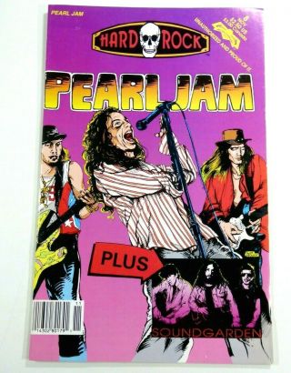 Hard Rock Comics (1992) 8 Pearl Jam,  Soundgarden Newsstand/upc Vf Ships
