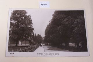 Vintage 1911 Photographic Postcard Published By Hutchinson & Co - " Raynes Park,