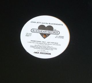 Joan Jett And The Blackhearts - I Love You Love Vinyl,  12 ",  Promo -