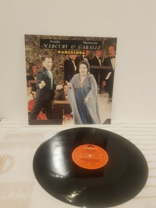 Freddie Mercury & Montserrat Caballe Barcelona 12 " Single 1987 (pospx887)