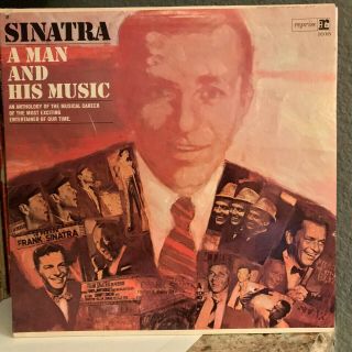 Frank Sinatra - A Man And His Music (1965 Mono) - 12 " Vinyl Record Lp - G,