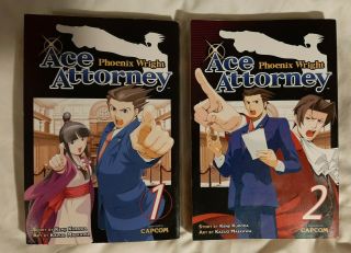 Phoneix Wright: Ace Attorney Manga Volumes 1 & 2 English
