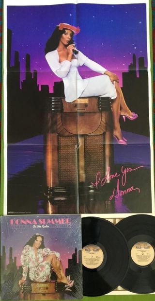Donna Summer Greatest Hits On The Radio Vol I,  Ii Shrink Poster 1979 Canada 2lp