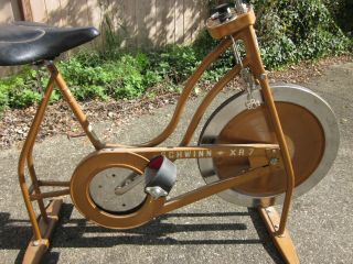 Vintage Schwinn Xr7 Copper/haven Gold Stationary Exercise Bike