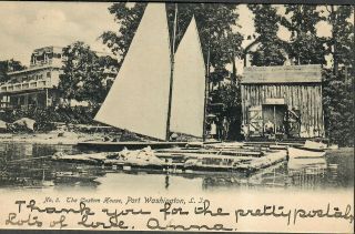 Vintage Postcard Long Island York 1906 The Custom House Port Washington