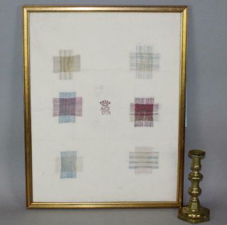 Rare Dated 1771 18th C Dutch Darning Sampler In And Colors