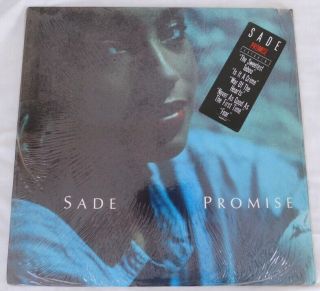 Sade Promise Lp 1985 1st Press W/ Hype Sticker Portrait Fr - 40263 Ex,  /nm