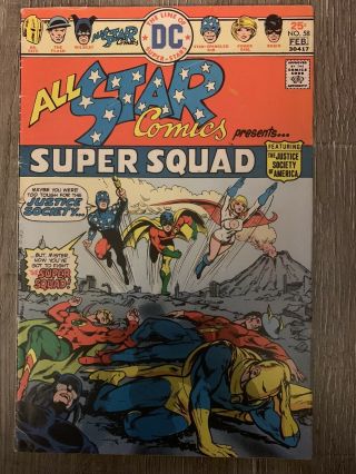 All - Star Comics 58 First Appearance Of Power - Girl Solid