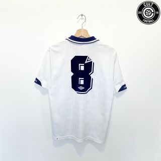 1991 Gascoigne 8 Tottenham Hotspur Vintage Umbro Home Football Shirt (s) Spurs