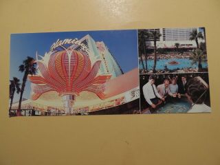Flamingo Hilton Hotel Casino Las Vegas Nevada Vintage Oversized Postcard