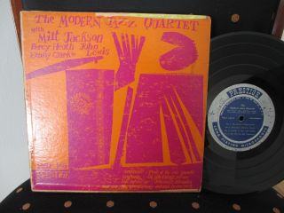 The Modern Jazz Quartet With Milt Jackson - Prestige 160 Rare Jazz 10 " Lp