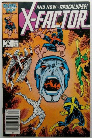 X - Factor 6 Newsstand Variant Vf 8.  0 Apocalypse First Appearance Marvel Comics