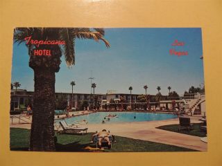 Tropicana Casino Hotel Las Vegas Nevada Vintage Postcard Pool