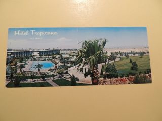 Tropicana Casino Hotel Las Vegas Nevada Vintage Oversized Postcard