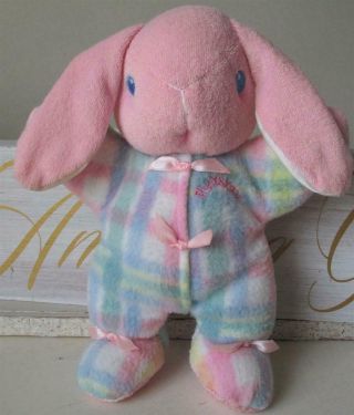 Rare Playskool Snuzzles Bunny Rabbit 1996 Baby Plush 10 "
