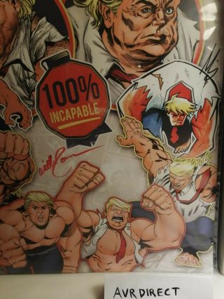 The Incapable Trump Exclusive Nycc 2019 Comic Con Promo Poster Pop Art - Signed