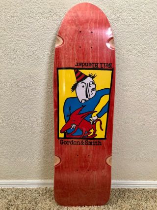 G&s Neil Blender Rocking Dog “picasso” Reissue Skateboard Deck