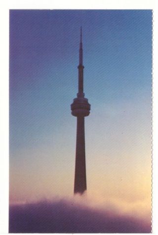 Cn Tower,  Toronto,  Ontario,  Vintage 1976 Chrome Postcard