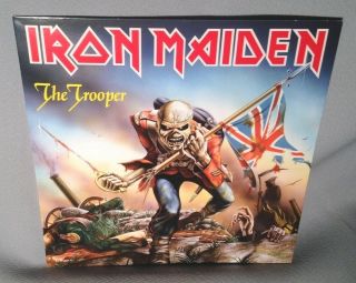 45 7 " Iron Maiden The Trooper C/w Cross Eyed Mary W/ps 2014 Import
