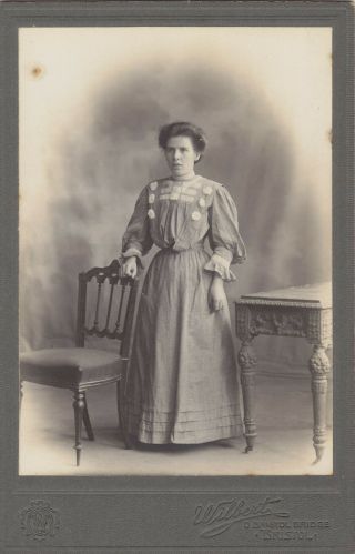 Victorian Cabinet Photo Young Woman Bristol Photographer