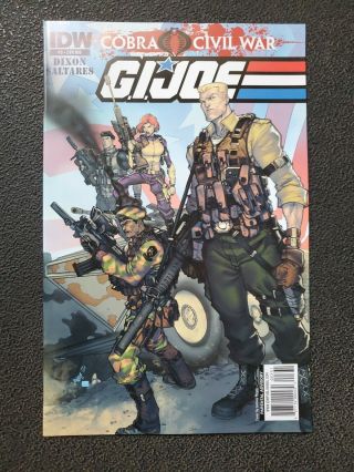 Idw G.  I.  Joe Cobra Civil War 3 D Incentive Ri B Comic 2011
