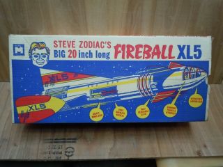 Vintage 1965 Steve Zodiac’s Fireball Xl5,  Box Only