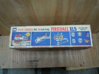 Vintage 1965 Steve Zodiac’s Fireball XL5,  Box Only 2