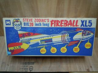 Vintage 1965 Steve Zodiac’s Fireball XL5,  Box Only 3