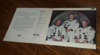 The Eagle Has Landed VINYL record LP APOLLO 11 OFFICIAL NASA TAPES JULY 20,  1969 3