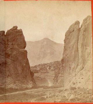 Colorado Mountain Scenery.  W.  G.  Chamberlain,  Denver Stereoview Photo