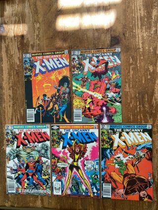 The Uncanny X - Men 156 157 158 160 Marvel Comics 1982 ^