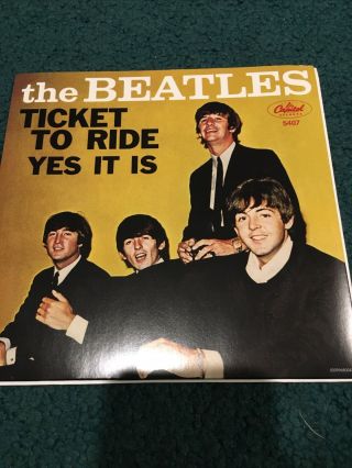 The Beatles 45 Picture Sleeve